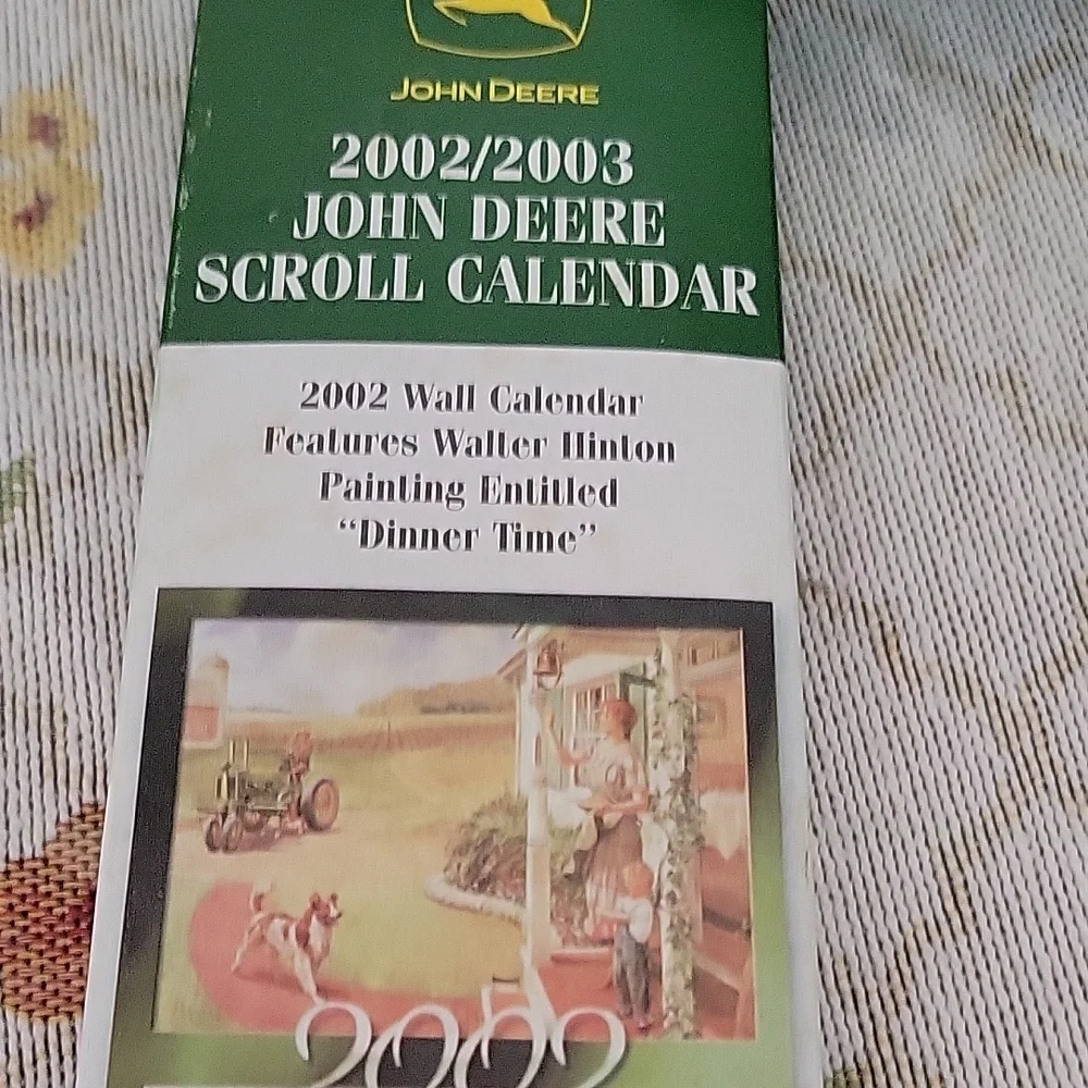 John Deere Green Wall Calendar